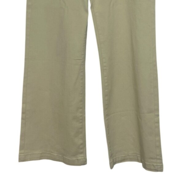 Genleck Wide Leg Jeans Pants Womens Size 10 Beige Tan New Casual Pockets - Picture 4 of 11